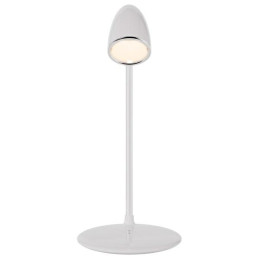 Lampka biurkowa Modern LED 10W z ładowarką indukcyjną 15W Proove, biała