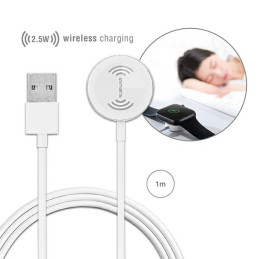 Ładowarka indukcyjna 4smarts VoltBeam Mini dla Apple Watch 1-8/SE z kablem 1m USB-A 2.5W