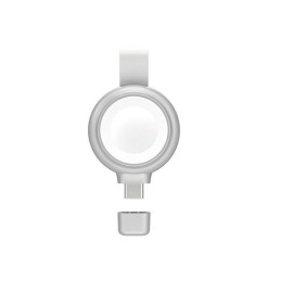 Ładowarka indukcyjna 4smarts MFI Fast Charger dla Apple Watch srebrna
