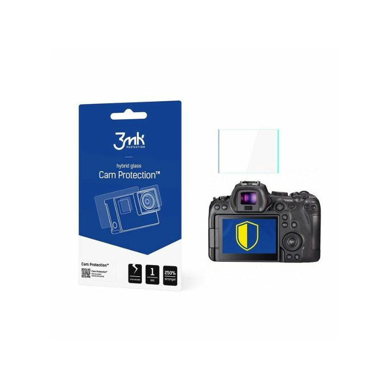 Szkło hybrydowe 3MK CamProtect do Canon EOS R6
