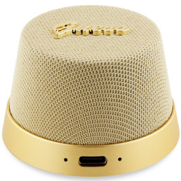 Głośnik Guess Bluetooth Magnetic Script Metal Speaker Stand, złote