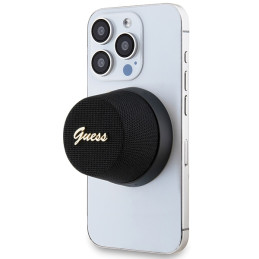 Głośnik Guess Bluetooth Magnetic Script Metal Speaker Stand, czarne