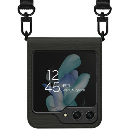 Etui Araree Canvas Diary do Galaxy Z Flip5 czarne