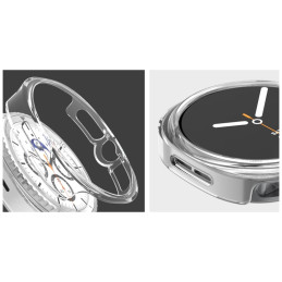 Etui Araree Nukin do Samsung Galaxy Watch8 Classic 46mm przezroczysty