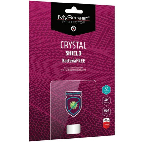 Folia ochronna MS CRYSTAL BacteriaFREE do Galaxy Tab A 10.1", z aplikatorem