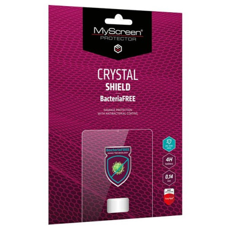 Folia ochronna MS CRYSTAL BacteriaFREE do Lenovo Tab M8, z aplikatorem