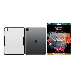 Etui antybakteryjne PanzerGlass ClearCase do iPad Pro 12.9" 2018/20/21, czarna ramka