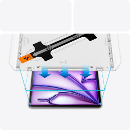 Szkło do etui + Aplikator Spigen Glas.tr EZ Fit do iPad Air 13" 2025 / 2024