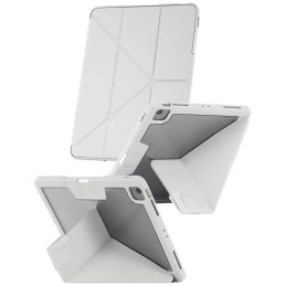 Etui Care by PanzerGlass Y fold do iPad Air 13" (2024/2025) jasnoszary