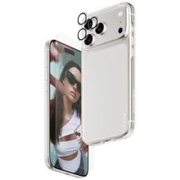 Zestaw ochronny CARE by PanzerGlass Fashionable Combo 3w1 Etui+Szkło+Lens do iPhone 17 Pro Max