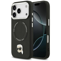 Etui Karl Lagerfeld Karl Pin MagSafe do iPhone 17 Pro czarny
