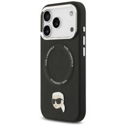 Etui Karl Lagerfeld Karl Pin MagSafe do iPhone 17 Pro czarny