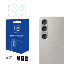Szkło na obiektyw aparatu 3mk Lens Protection do Sony Xperia 1 VI, 4szt