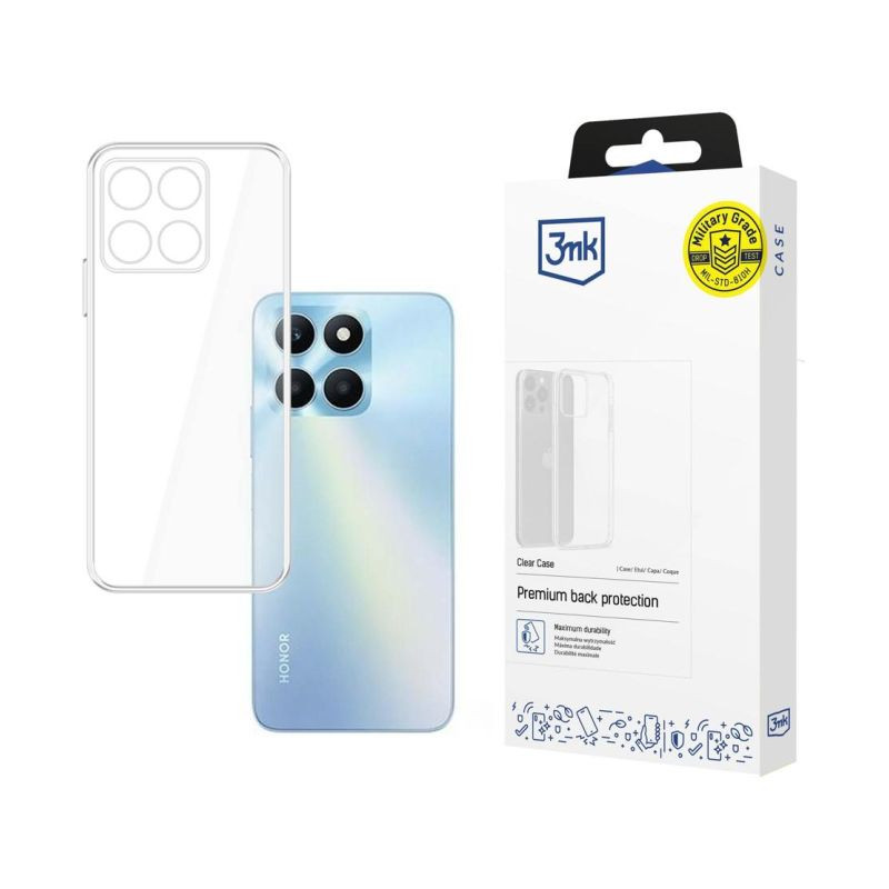 Etui 3MK Clear Case do Honor X6A, przezroczyste