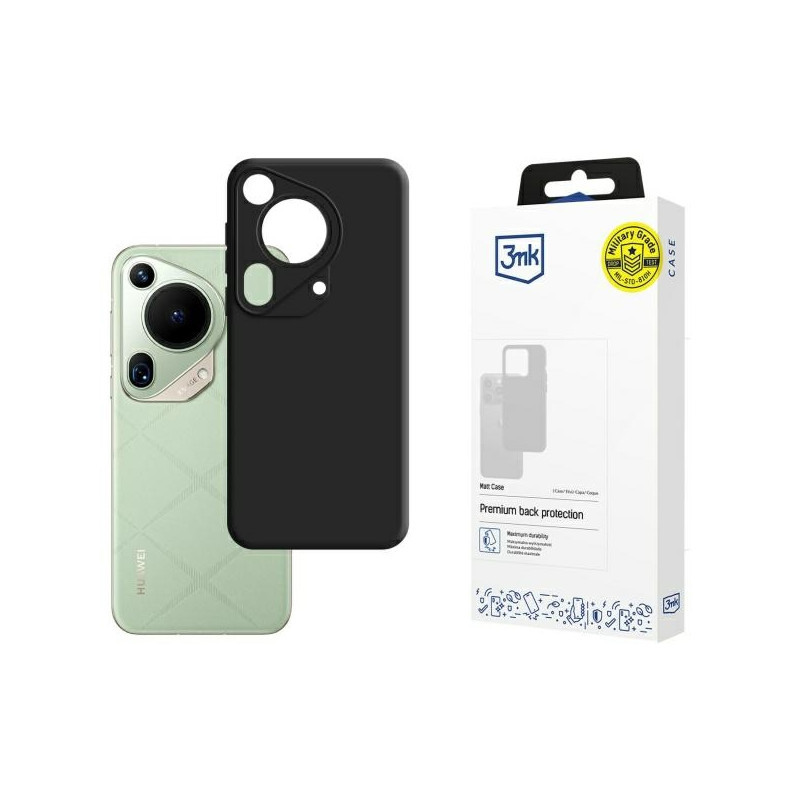 Etui 3MK Matt Case do Huawei Pura 70 Ultra, czarne