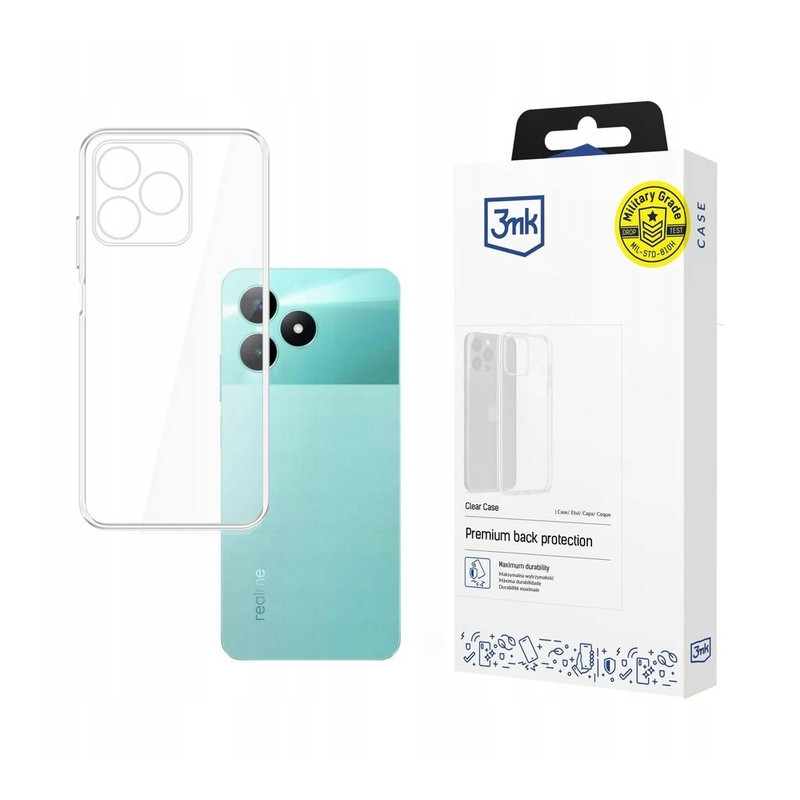 Etui 3MK Clear Case do Realme C51 4G, przezroczyste