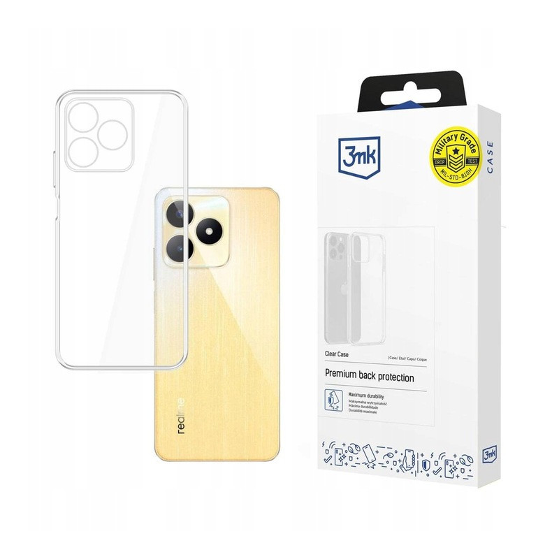 Etui 3MK Clear Case do Realme C53, przezroczyste