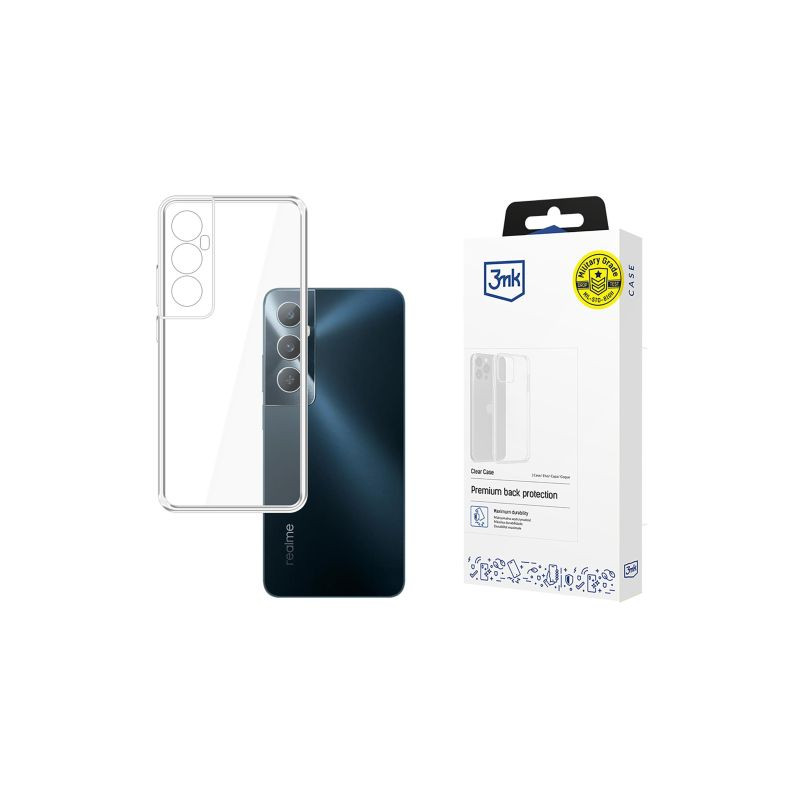 Etui 3MK Clear Case do Realme C65, przezroczyste