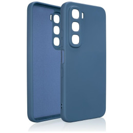 Etui Beline Silicone do Infinix Hot 60 5G niebieski