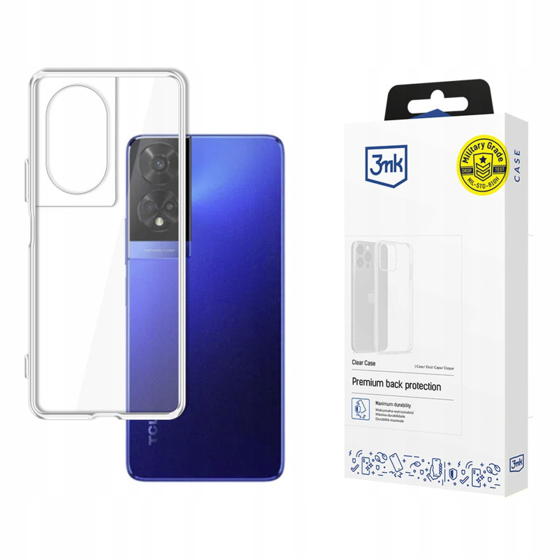 Etui 3MK Clear Case do TCL 50 5G, przezroczyste