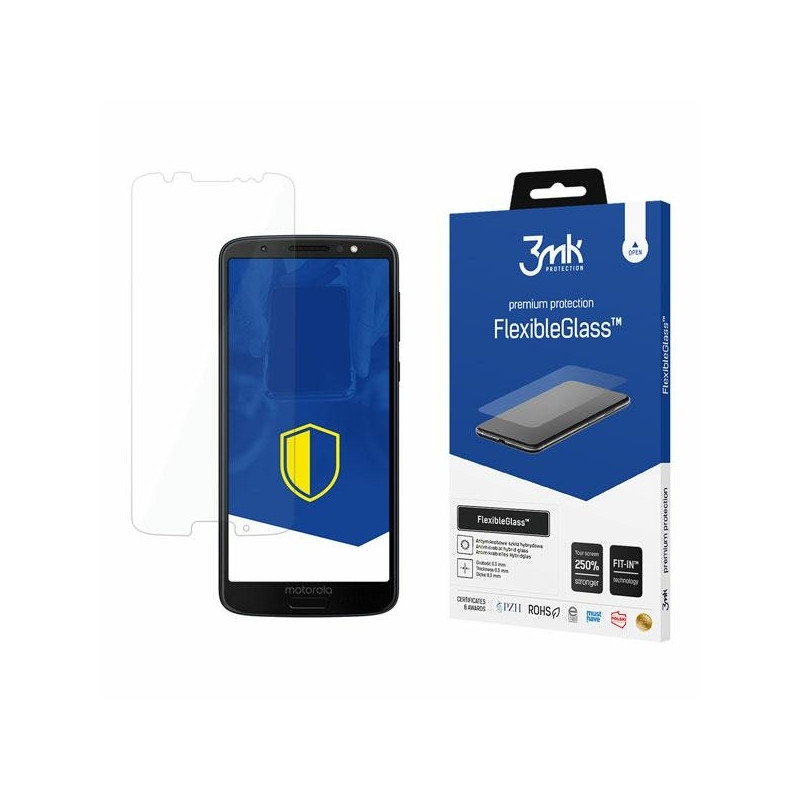 Szkło Hybrydowe 3MK FlexibleGlass do Motorola Moto G6
