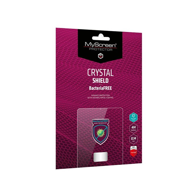 Folia ochronna MS CRYSTAL BacteriaFREE do Apple iPad 10.2 /iPad 8.Gen, z aplikatorem