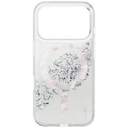 Etui UNIQ Coehl Crystelle do MagSafe do iPhone 17 Pro, srebrny