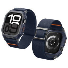Etui z paskiem Spigen Lite Fit Pro do Apple Watch 10 46mm, granatowy
