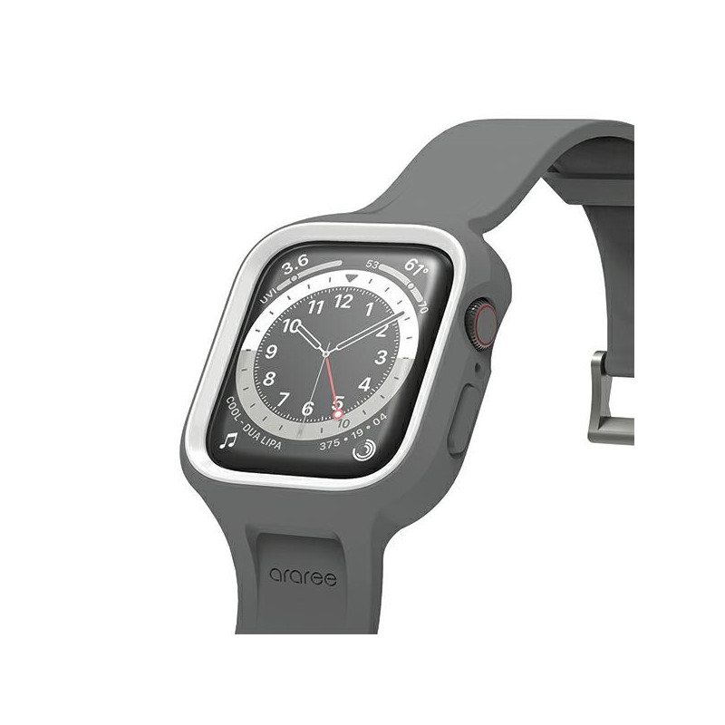 Etui z paskiem Araree Duple Pro do Apple Watch 40/41mm szary