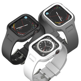 Etui z paskiem Araree Duple Pro do Apple Watch 40/41mm szary