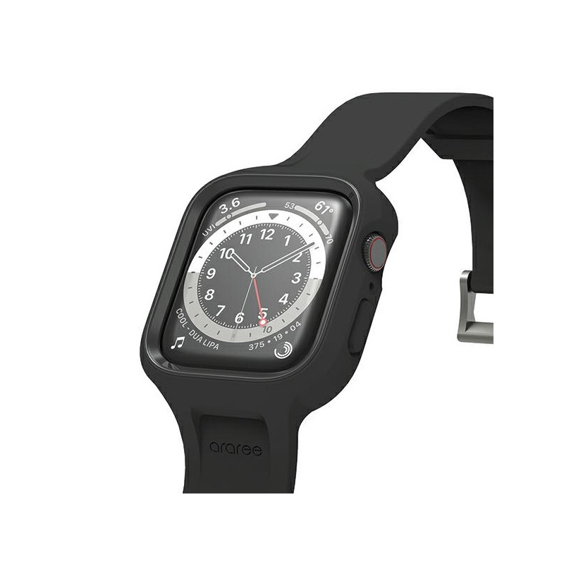 Etui z paskiem Araree Duple Pro do Apple Watch 44/45mm czarny