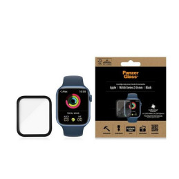 Szkło antybakteryjne Panzerglass do Apple Watch 7 45mm, czarna ramka