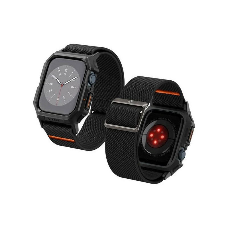Etui z paskiem Spigen Lite Fit Pro do Apple Watch 4/5/6/7/ 8/9/SE 44/45mm czarny