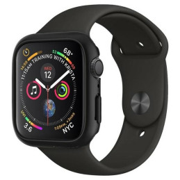 Etui Spigen Thin Fit do Apple Watch 4/5/6//7/SE 44/45mm, czarne