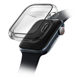Etui UNIQ Garde do Apple Watch Series 7/8/ 9 45mm, dymny/smoke