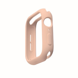 Etui UNIQ Lino do Apple Watch Series 4/5/6/SE 44mm., różowe