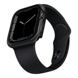 Etui ramkowe UNIQ Valencia do Apple Watch 4/5/6/7/8/9/SE/SE2 45/44mm. grafitowe