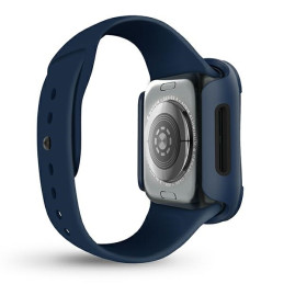 Etui UNIQ Torre na zegarek Apple Watch 4/5/6/SE 40mm. niebieski
