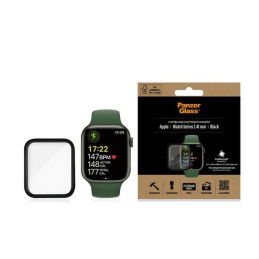 Szkło antybakteryjne Panzerglass do Apple Watch 7 41mm, czarna ramka