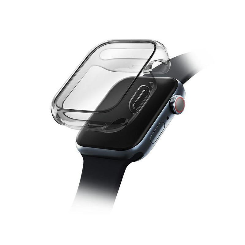 Etui UNIQ Garde do Apple Watch Series 7/8/ 9 41mm, dymny/smoke