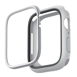 Hybrydowa ochrona etui UniQ Moduo do Apple Watch 4/5/6/7/8/9/SE/SE2 40/41mm, kredowy-szary