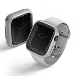 Hybrydowa ochrona etui UniQ Moduo do Apple Watch 4/5/6/7/8/9/SE/SE2 40/41mm, kredowy-szary