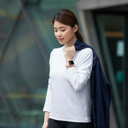 Hybrydowa ochrona etui UniQ Moduo do Apple Watch4/5/6/7/8/9/SE/SE2 40/41mm, różowy-biały