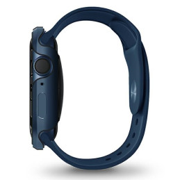 Etui ramkowe UNIQ Valencia do Apple Watch 4/5/6/7/8/9/SE/SE2 40/41mm. niebieskie