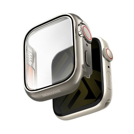 Etui ramka Skinarma Gado Pro do Apple Watch 41mm titanium
