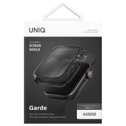 Etui UNIQ Garde do Apple Watch Series 46mm, dymny/smoke