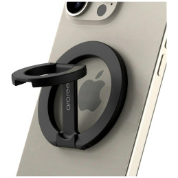 Ring stand Araree A-Ring MagSafe GripTok czarny