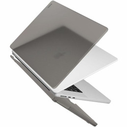 Etui ochronne UNIQ Claro do MacBook Air 13 M2/M3 szary/smoke grey