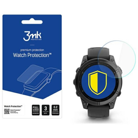Szkło Hybrydowe 3MK FlexibleGlass Watch do Garmin Fenix E  47mm