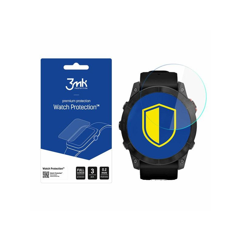 Szkło Hybrydowe 3MK FlexibleGlass Watch do Garmin Fenix 7X